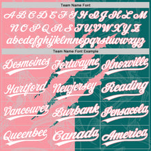 Загрузить изображение в средство просмотра галереи, Custom Graffiti Pattern White Teal-Medium Pink 3D Scratch Two-Button Unisex Softball Jersey
