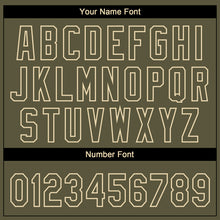 Загрузить изображение в средство просмотра галереи, Custom Olive Cream Salute To Service Camo Raglan Sleeves Two-Button Unisex Softball Jersey
