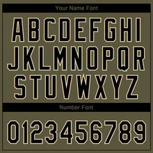 Загрузить изображение в средство просмотра галереи, Custom Olive Black-Cream Salute To Service Camo Raglan Sleeves Two-Button Unisex Softball Jersey
