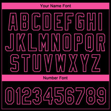 Загрузить изображение в средство просмотра галереи, Custom Black Pink Pattern Salute To Service Camo Raglan Sleeves Two-Button Unisex Softball Jersey
