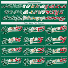 Charger l'image dans la galerie, Custom Kelly Green Vintage Mexican Flag-White Mexico Two-Button Unisex Softball Jersey
