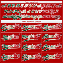 Charger l'image dans la galerie, Custom Red Vintage Mexican Flag-White Mexico Two-Button Unisex Softball Jersey
