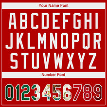 Charger l'image dans la galerie, Custom Red Vintage Mexican Flag-White Mexico Two-Button Unisex Softball Jersey
