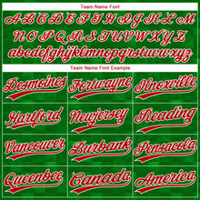 Charger l'image dans la galerie, Custom Kelly Green Red-White Mexico Two-Button Unisex Softball Jersey
