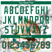 Charger l'image dans la galerie, Custom White Kelly Green-Red Mexico Two-Button Unisex Softball Jersey
