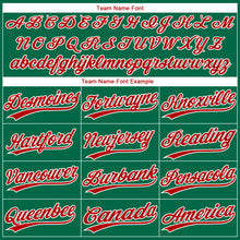 Charger l'image dans la galerie, Custom Kelly Green Red-White Ethnic Aztec Mexican Heritage Two-Button Unisex Softball Jersey
