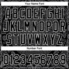 Загрузить изображение в средство просмотра галереи, Custom Black Steel Gray-White Ethnic Aztec Mexican Heritage Two-Button Unisex Softball Jersey
