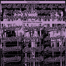 Laden Sie das Bild in den Galerie-Viewer, Custom Black Light Purple Dripping Splatter Paint Two-Button Unisex Softball Jersey
