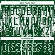 Charger l'image dans la galerie, Custom Green White Dripping Splatter Paint Two-Button Unisex Softball Jersey
