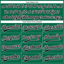 Charger l'image dans la galerie, Custom Kelly Green Black-White Gradient Style Twinkle Star Two-Button Unisex Softball Jersey
