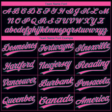 Laden Sie das Bild in den Galerie-Viewer, Custom Black Pink-Teal Gradient Style Twinkle Star Two-Button Unisex Softball Jersey
