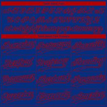Загрузить изображение в средство просмотра галереи, Custom Royal Red Philadelphia City Edition Gradient Two-Button Unisex Softball Jersey
