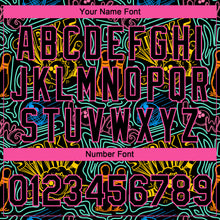 Charger l'image dans la galerie, Custom Black Pink Bowling 3D Pattern Design Two-Button Unisex Softball Jersey
