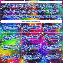 Charger l'image dans la galerie, Custom Graffiti Pattern Thunder Blue-White Galaxy Star Two-Button Unisex Softball Jersey
