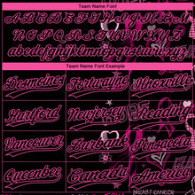 Charger l'image dans la galerie, Custom Black Pink Pink Ribbon Breast Cancer Awareness Month Women Health Care Support Two-Button Unisex Softball Jersey
