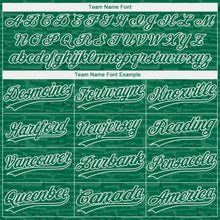 Charger l'image dans la galerie, Custom Kelly Green-White Raglan Sleeves Distressed Fragment Brush Stroke Two-Button Unisex Softball Jersey
