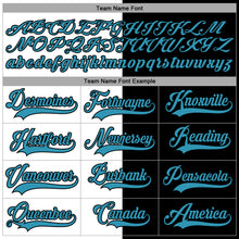 Laden Sie das Bild in den Galerie-Viewer, Custom Black Panther Blue-White Split Fashion Hockey Lace Neck Jersey
