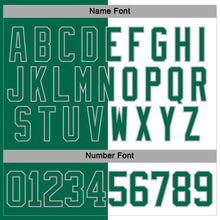 Load image into Gallery viewer, Custom Kelly Green Gray-White Split Fashion Hockey Lace Neck Jersey
