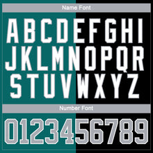 Laden Sie das Bild in den Galerie-Viewer, Custom Black Gray Teal-White Split Fashion Hockey Lace Neck Jersey
