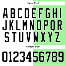 Charger l'image dans la galerie, Custom Pea Green Black-White Split Fashion Hockey Lace Neck Jersey
