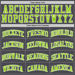 Custom Steel Gray Neon Green-White Authentic Basketball Jersey