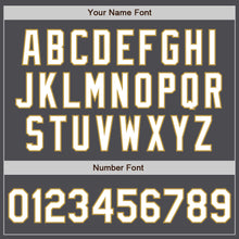 Load image into Gallery viewer, Custom Stitched Steel Gray White-Old Gold Baseball Pullover Sweatshirt Hoodie
