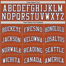 Laden Sie das Bild in den Galerie-Viewer, Custom Texas Orange White-Navy Authentic Basketball Jersey
