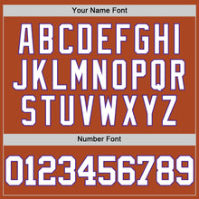 Load image into Gallery viewer, Custom Texas Orange White-Purple Authentic Basketball Jersey
