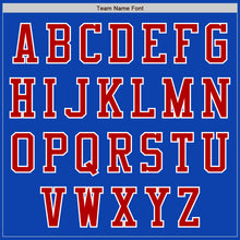 Charger l&#39;image dans la galerie, Custom Thunder Blue Red-White Authentic Baseball Jersey
