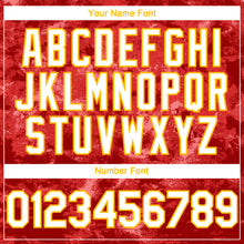 Laden Sie das Bild in den Galerie-Viewer, Custom Tie Dye White-Gold 3D Authentic Baseball Jersey
