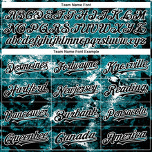 Laden Sie das Bild in den Galerie-Viewer, Custom Tie Dye Black-White 3D Authentic Baseball Jersey
