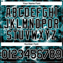 Laden Sie das Bild in den Galerie-Viewer, Custom Tie Dye Black-White 3D Authentic Baseball Jersey
