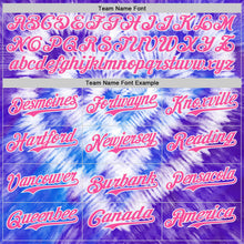 Load image into Gallery viewer, Custom Tie Dye Pink-White Shibori Pattern Authentic Baseball Jersey
