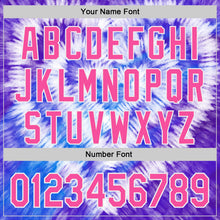 Load image into Gallery viewer, Custom Tie Dye Pink-White Shibori Pattern Authentic Baseball Jersey
