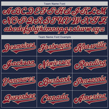 Charger l&#39;image dans la galerie, Custom Navy Crimson-Cream Authentic Two Tone Baseball Jersey
