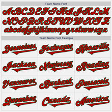 Load image into Gallery viewer, Custom White Red-Green Authentic Two Tone Baseball Jersey
