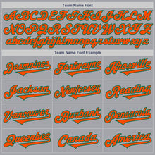 Charger l&#39;image dans la galerie, Custom Gray Orange-Kelly Green Authentic Two Tone Baseball Jersey
