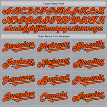 Charger l&#39;image dans la galerie, Custom Gray Orange-Brown Authentic Two Tone Baseball Jersey
