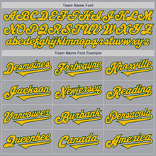 Charger l&#39;image dans la galerie, Custom Gray Gold-Green Authentic Two Tone Baseball Jersey
