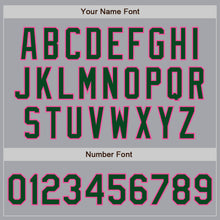 Charger l&#39;image dans la galerie, Custom Gray Green-Pink Authentic Two Tone Baseball Jersey

