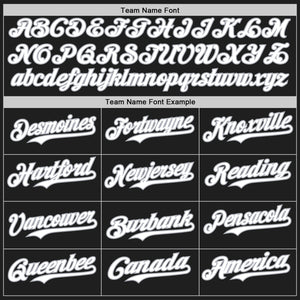 Custom Black Gray Pinstripe White Authentic Two Tone Baseball Jersey