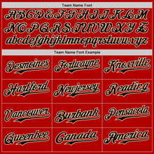 Load image into Gallery viewer, Custom Red Black-Cream Digital Camo Two Tone Authentic Baseball Jersey
