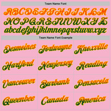 Charger l'image dans la galerie, Custom Light Pink Orange Green-Yellow Gradient Two Tone Performance T-Shirt
