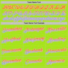 Charger l'image dans la galerie, Custom Neon Green Bay Orange Light Blue-Light Pink Gradient Two Tone Performance T-Shirt

