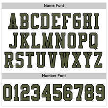 Load image into Gallery viewer, Custom White Olive-Black Mesh Authentic Football Jersey
