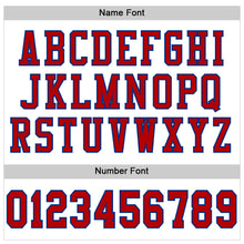 Загрузить изображение в средство просмотра галереи, Custom White Red-Royal Mesh Authentic Football Jersey
