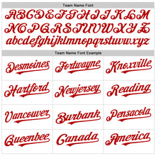 Загрузить изображение в средство просмотра галереи, Custom White Red Pinstripe Red Authentic Sleeveless Baseball Jersey
