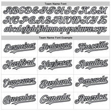 Laden Sie das Bild in den Galerie-Viewer, Custom White Teal Pinstripe Black-Gray Authentic Sleeveless Baseball Jersey

