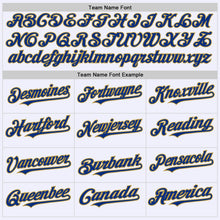 Загрузить изображение в средство просмотра галереи, Custom White Old Gold-Royal Mesh Authentic Throwback Baseball Jersey
