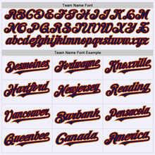 Загрузить изображение в средство просмотра галереи, Custom White Navy Red-Old Gold Mesh Authentic Throwback Baseball Jersey
